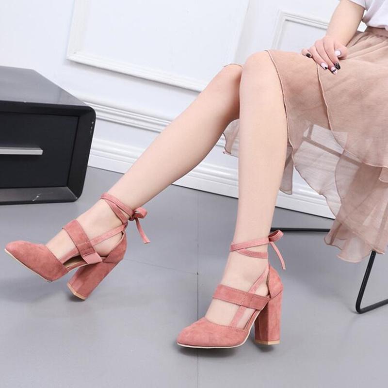 Woman High Heels Ladies Sexy Wedding Shoes Footwear Pumps Platform Bottom Sapato Gladiator Chaussure