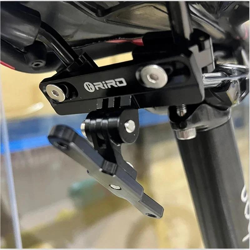 ODI Titanium Bike Bottle Rack Holder Bicycle Saddle Bottle Cage Extender CNC Seat Drink Water Holder Converter Mtb Accessories 6