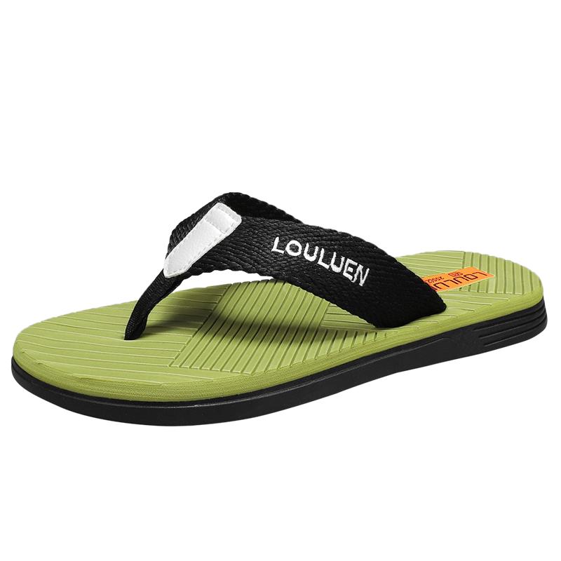 

Мужские шлепанцы, модные мужские пляжные сандалии, мягкие летние тапочки для отдыха на открытом воздухе, размер 39-45 39 темные хаки