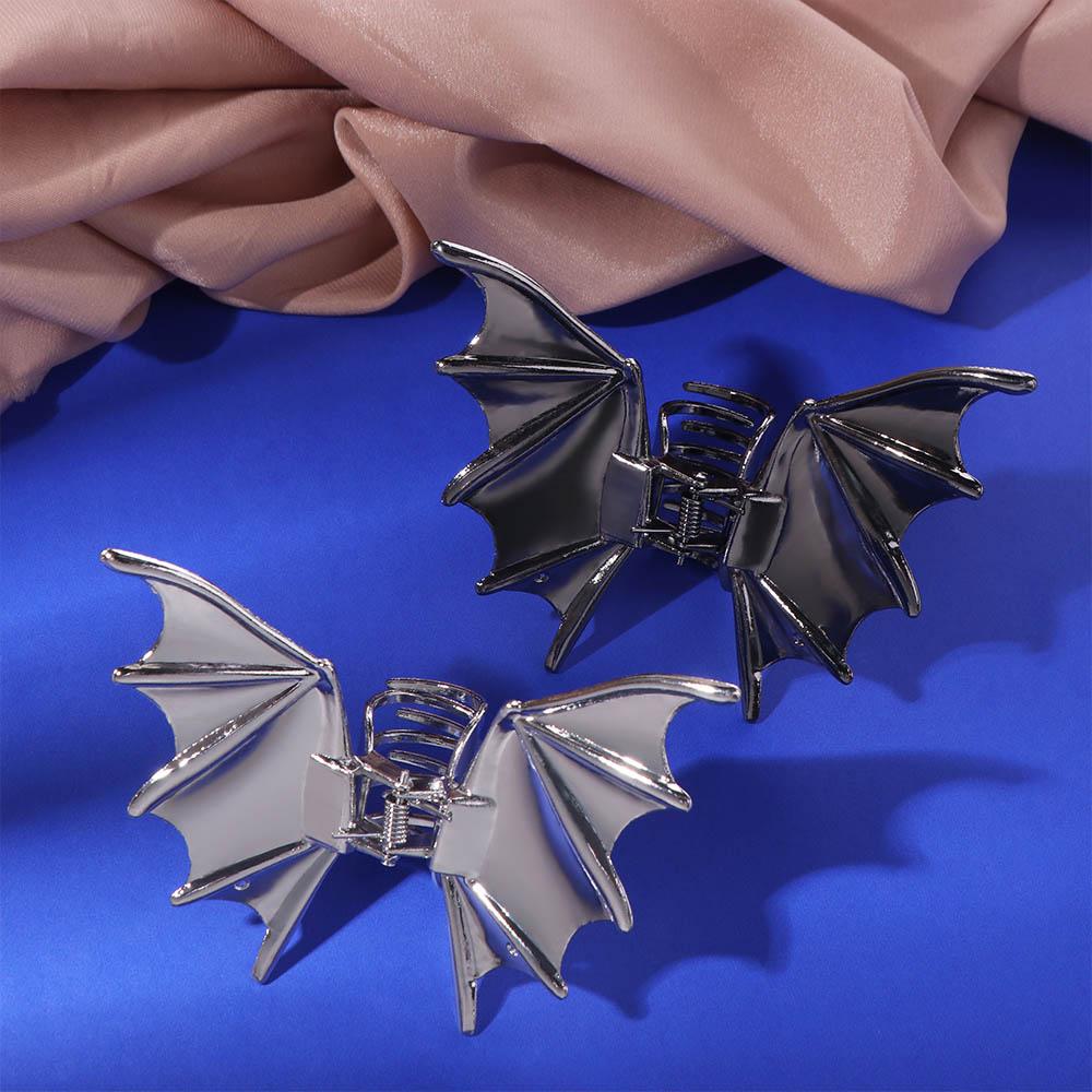 Shark Clip Bat Claw Clip Y2k Bat Hairpin Funny Bat Wing Hair Claw  Streetwear