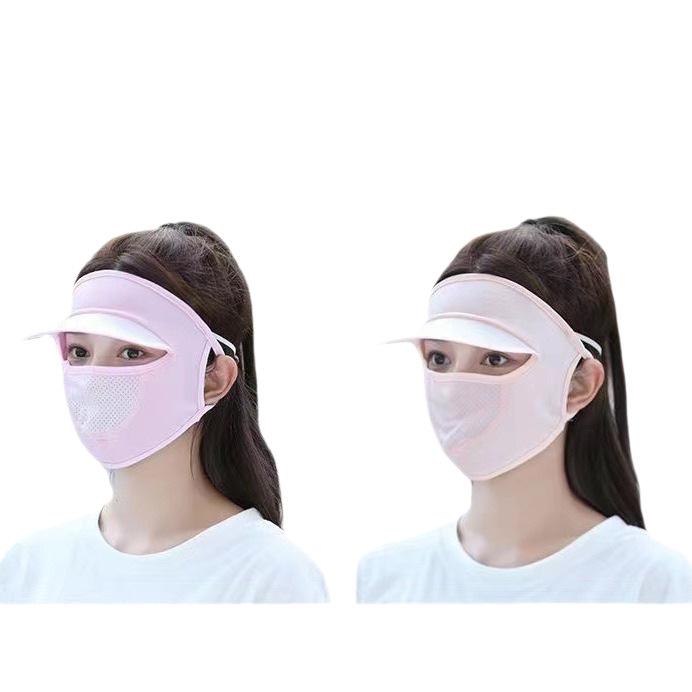 Cycling Sun Protection Full Face Mask - Breathable, Slimming Design