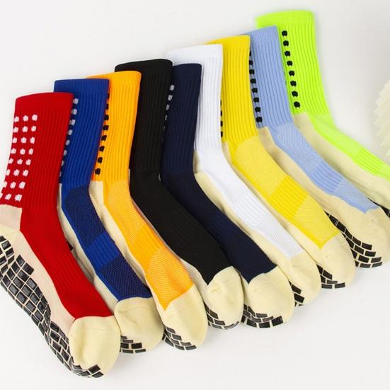 1 Pair Winter Sports Socks for Women Men Non-slip Middle Tube Thermal Nylon Socks Sweat Thickened Outdoor Fitness Socks
