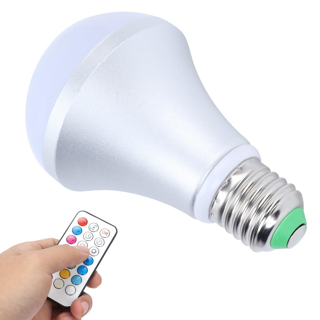E27 16 Color RGB Bulb Colorful RGBW Bulb with Remote Control for Home Lighting 85‑265V