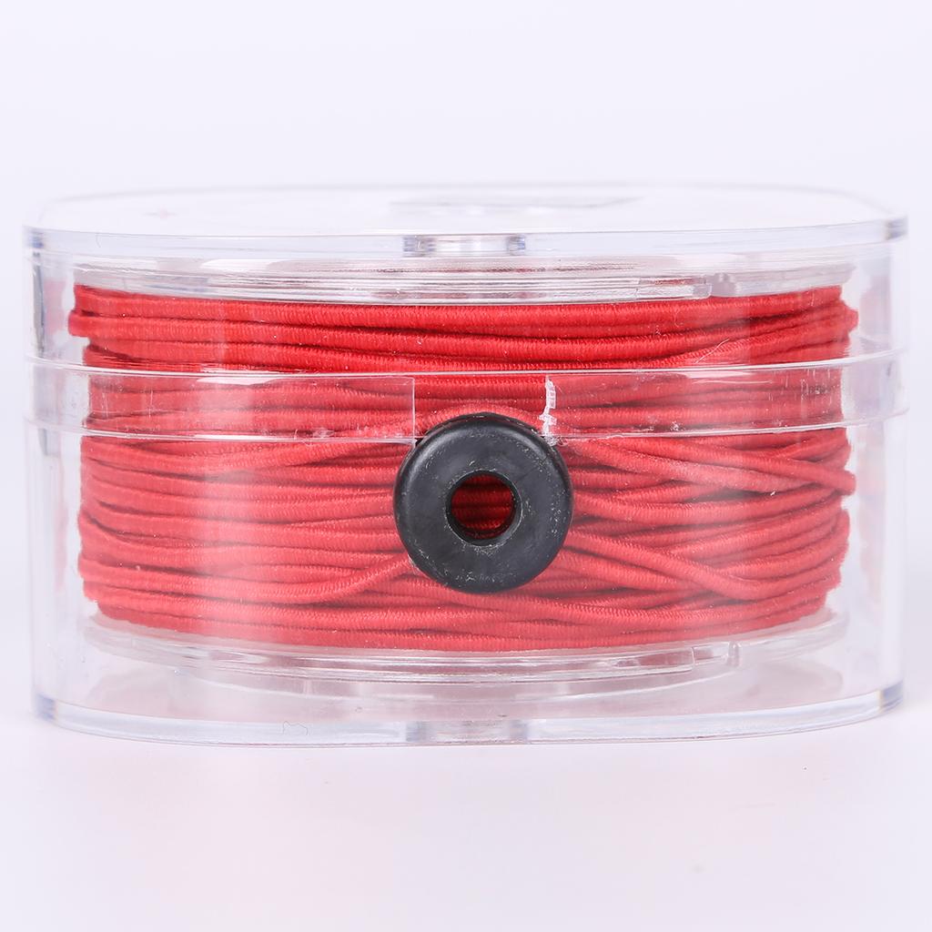 0.8-1.5mm DIY Beading Stretch Rubber Band Elastic Thread Cord with Box Round Beading Wire Jewelry Making