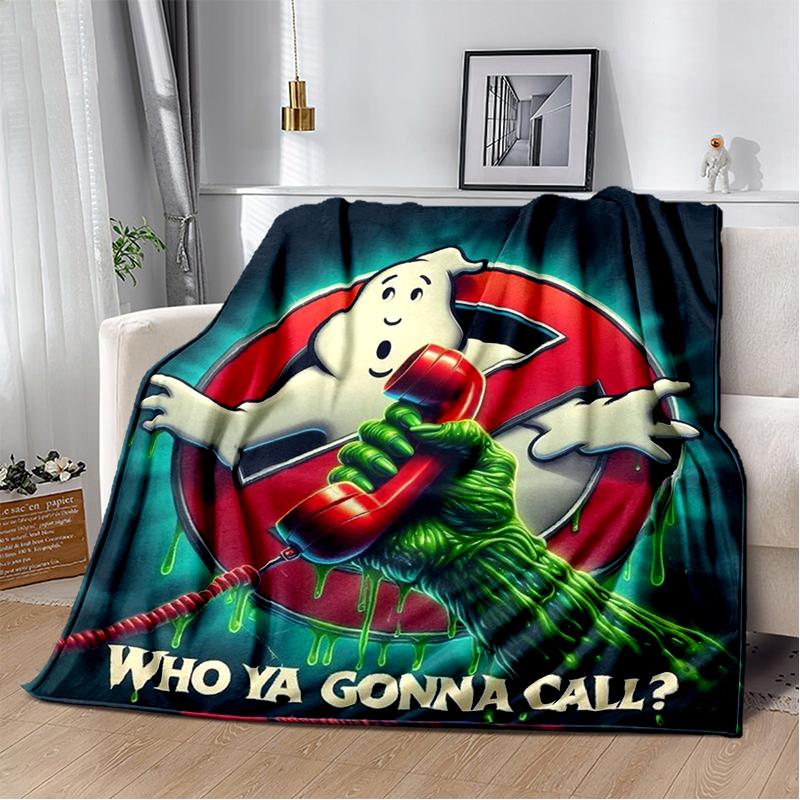 

27 Style New G-Ghostbusters Horror Movie Cartoon Blanket,Soft Throw Blanket for Home Bedroom Bed Sofa Travel Picnic Cover Kids 100x150cm( 39x59in )