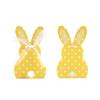 WTEMPO DIY Ribbon Bow Gift Boxes Cute Rabbit Design Easter Foldable Printed Paper Baskets Spring Party Wedding Birthday Festive Decor Treat Boxes
