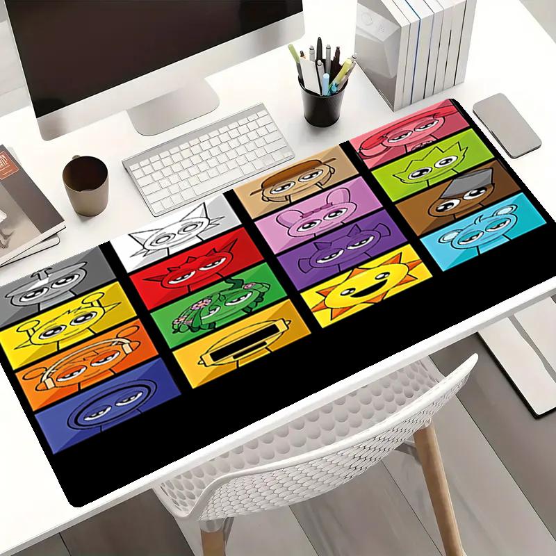 Sprunki Theme Mouse Pad, Non Slip Rubber Base, Multifunctional Office & Home Decor, Perfect for Workspace Personalization.
