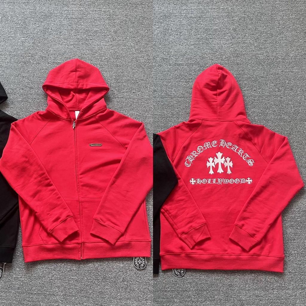 Vyšívaná mikina s křížem a podkovou pro muže a ženy - Podzimní oblečení