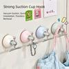 Seamless Bathroom Hook No- Punching Kitchen Storage Hook Universal Suction Cup Hook  Household