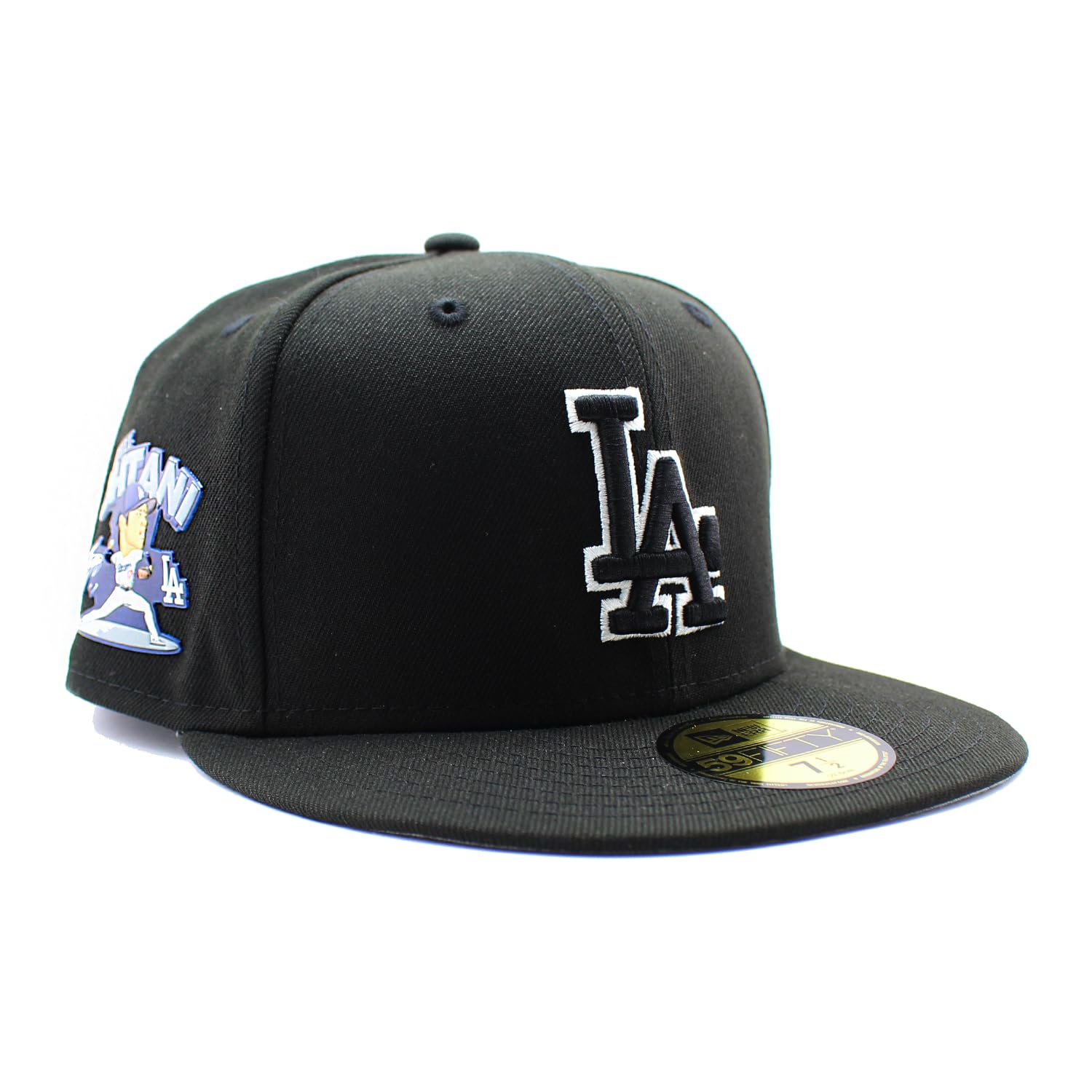 

[New Era] Модель Shohei Ohtani 59FIFTY Los Angeles Dodgers MLB SHOHEI OHTANI ПИТЧИНГ ПРИТАЛЕННАЯ КЕПКА ЧЕРНАЯ LOS ANGELES DODGERS Шляпа 5950 LA Shohei Ohtani