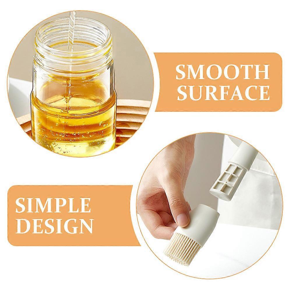 Grill Basting Brush Silicone Pastry Brush for Cooking Oil 2Pcs Set