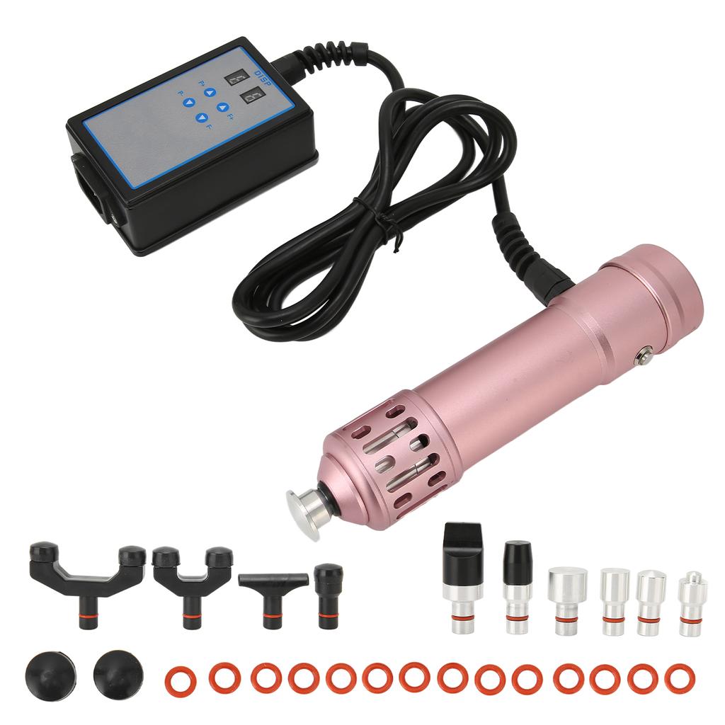 ED Shockwave Therapy Machine Adjustable Gears 11 Massage Heads Extracorporeal Treatment Device Rose