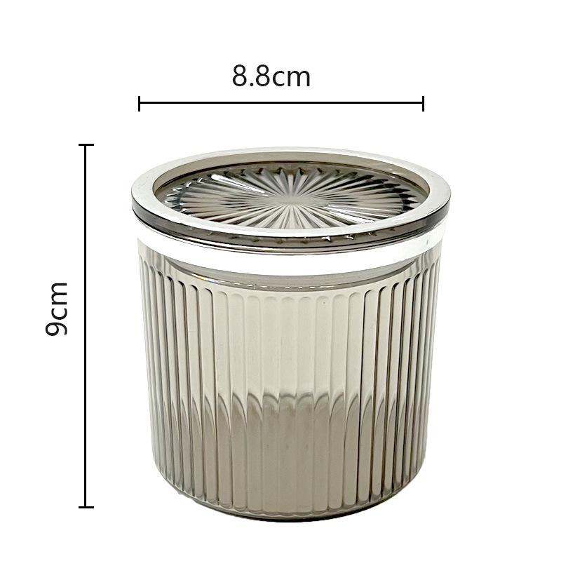 Luxury Cotton Swab & Makeup Storage Box - Dustproof Toothpick & Floss Holder with Bear Design