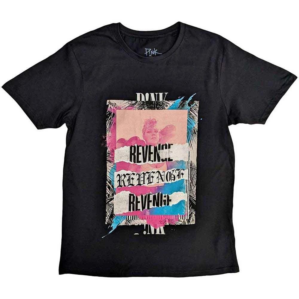 Pink Revenge Licensed T Shirt Unisexs L