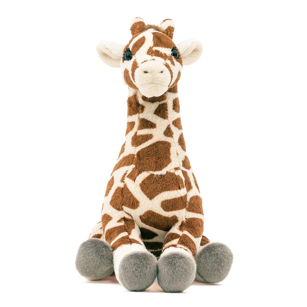 Calorata Giraffe Plush Toy (Sitting SeriesSoft Touch) Realistic Animal Toy Doll Gift Present Birthday (Twice Tested)  Christmas Present