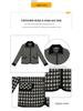 2025 Spring/Fall Women's Plaid Jacket - Casual Fashion for Middle-Aged & Elderly