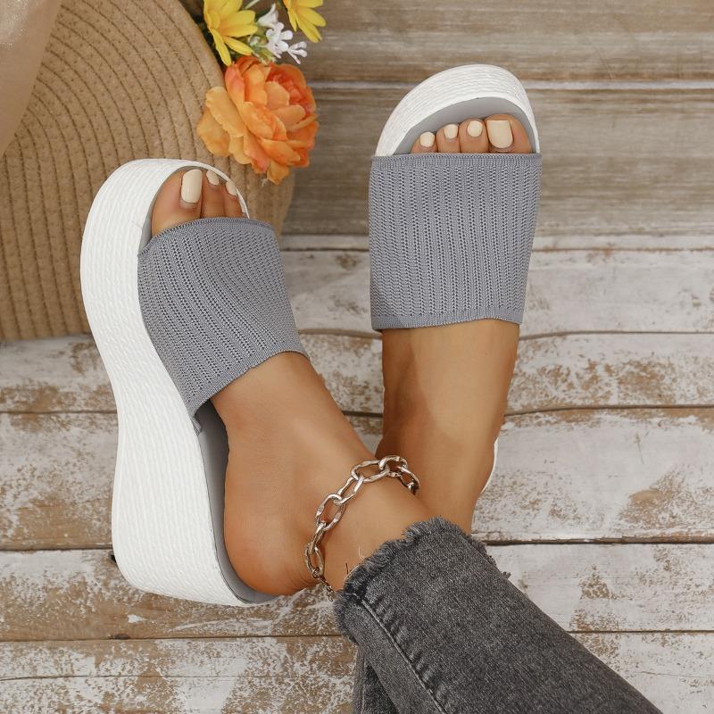 Women's Slipper New Fashion Platform Fish Mouth Wedge Sandal