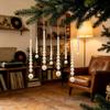Christmas Decoration Items: 12 Pieces of Beaded Christmas Decoration Pendants for Creating Festive Atmosphere Decorations