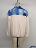 Women's Color Block Patchwork Hoodie - Autumn/Winter Casual Lapel Zipper Long Sleeve Pullover