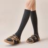 Wool Calf Socks for Women In Autumn and Winter, Fleece High Thigh-high Stockings, Solid Color Versatile Socks, Warm Socks for Autumn and Winter