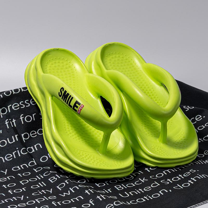 

Сандалии-шлепанцы Мягкая и удобная износостойкая обувь для мужчин Нескользящая обувь Мужские тапочки на толстой подошве вентилируемые унисекс 44