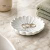 Decorative Jewelry Tray 3D Printed Flower Shape for Rings Necklaces Bracelets, Entryway Table Petal Plate Trays, Trinket Dish, Organizer Living