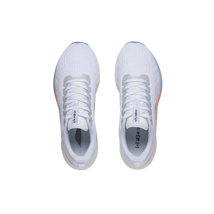 LiNing Red Hare 5 Supportive And Elastic Low-Top Running Shoes Women's White Blue ARMS010-19