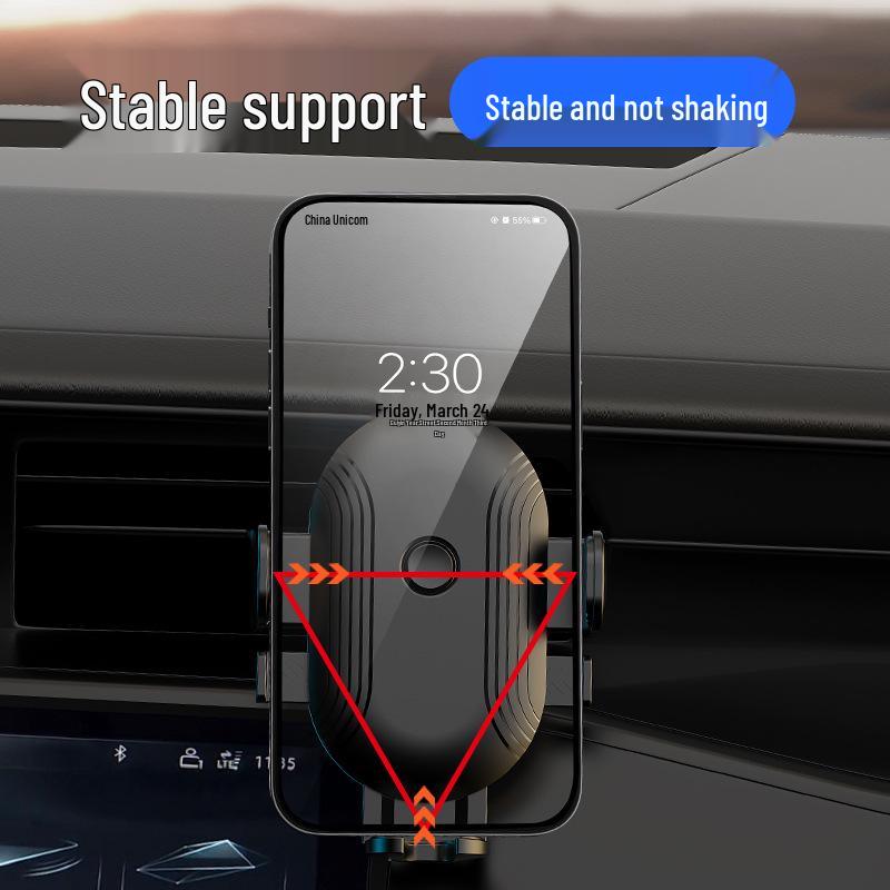 Automatic Lock Car Phone Mount for Dashboard & Air Vent