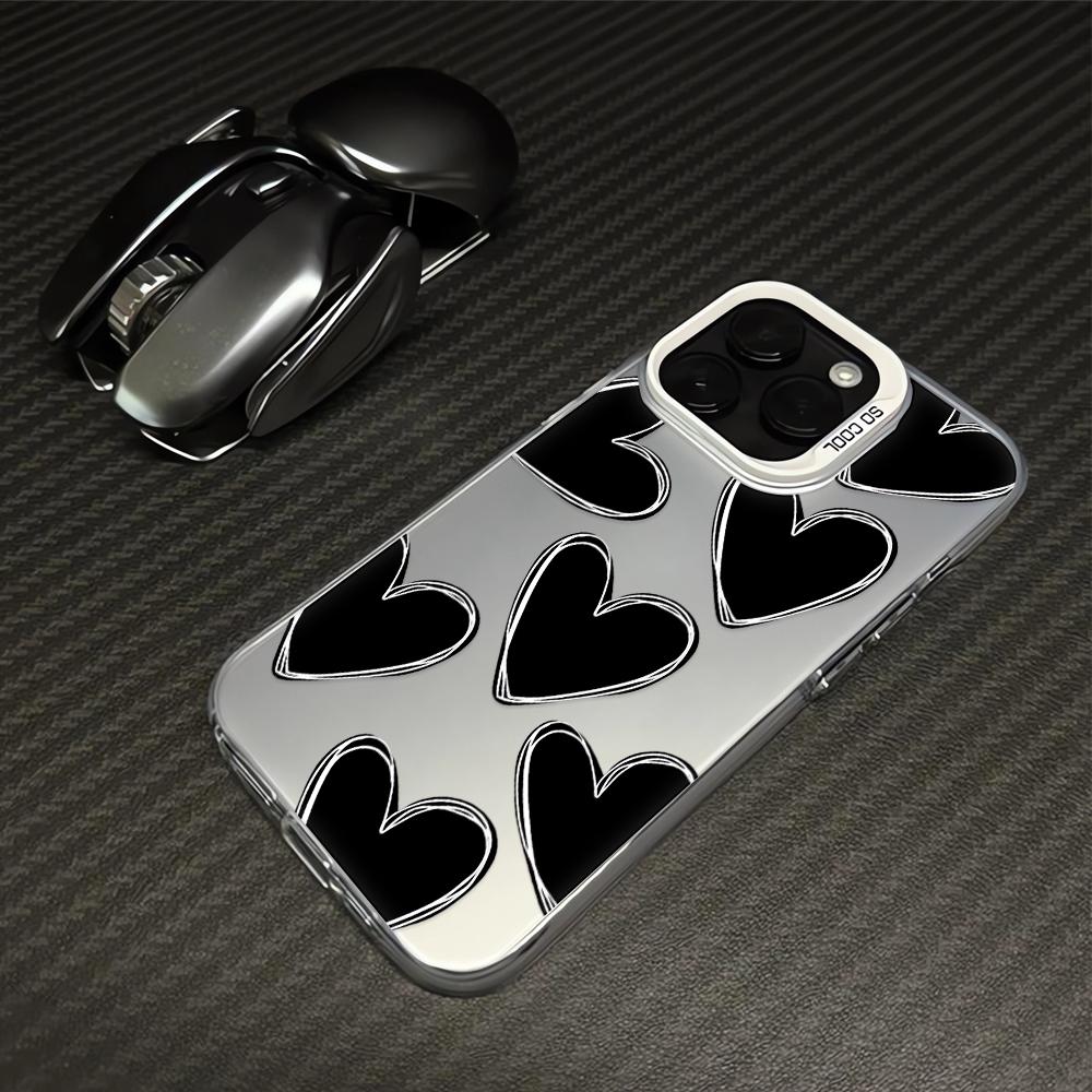 Love phone case For IPhone 16 PRO 15 14 13 12 11Promax 16E 15pro 14pro Personality Hard Shell