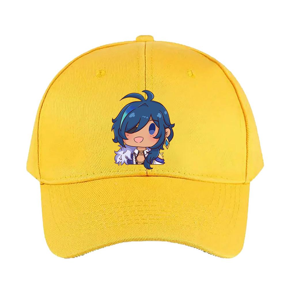 Chibi Kaeya Genshin Impact Cap Summer Woman Man Adult Casual Fashion Casual Adjustable Fishing Hat Sun Hat Baseball Cap