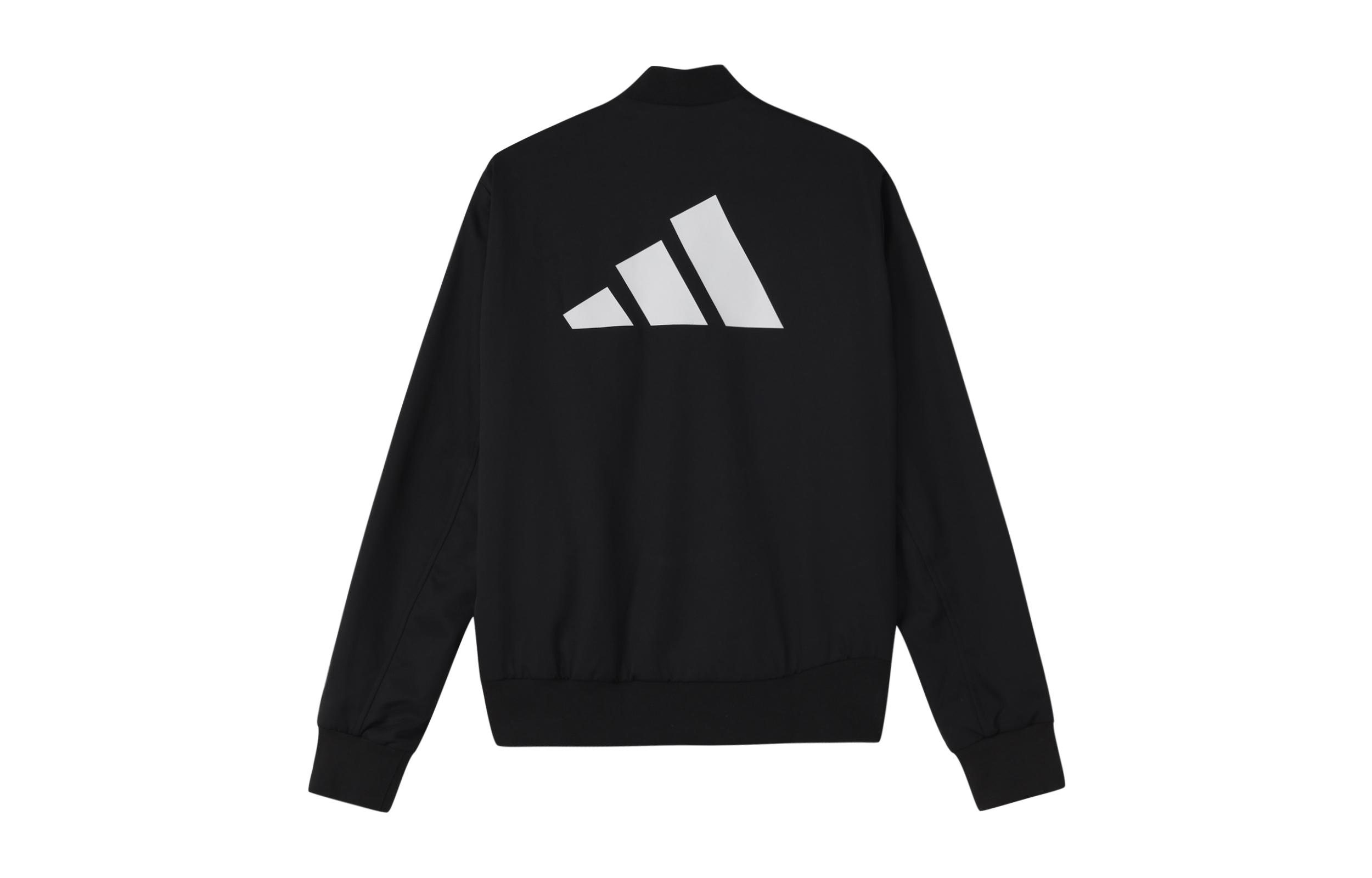 Adidas Jackets Men s Black Baseball Collar Moderate Pilot GP0975 S