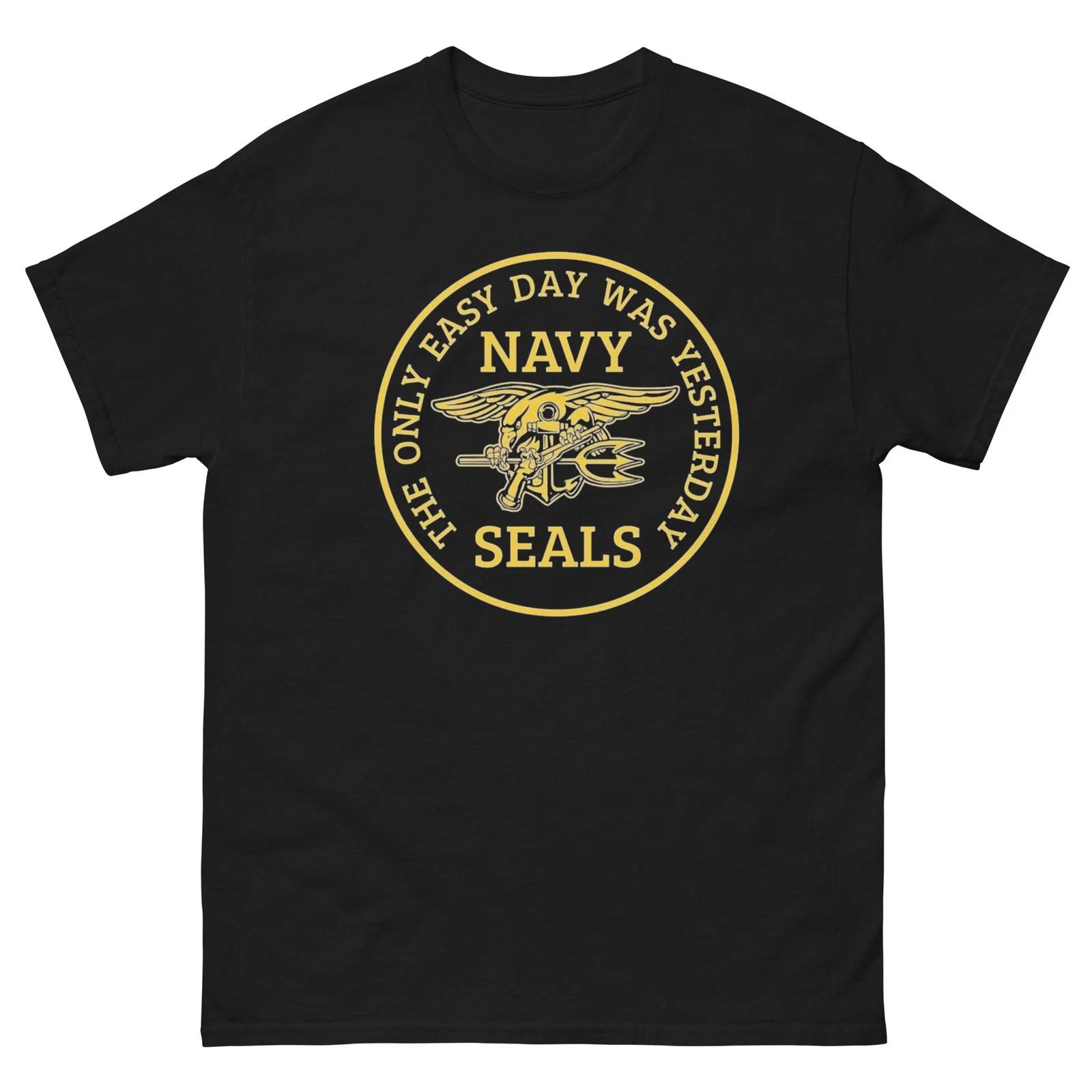 

US Navy Military Special Forces Veteran Tribute Eagle Anchor T-Shirt L