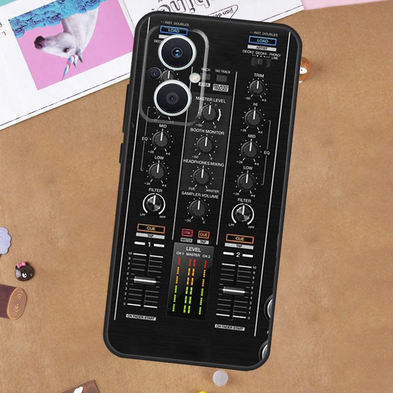 Music DJ Controller Mixer Funda For OPPO Reno 11 F 10 Pro 4 5 6 7 8 Lite 4Z 5Z 8T OPPO Find X6 X5 Pro X2 X3 Neo Case