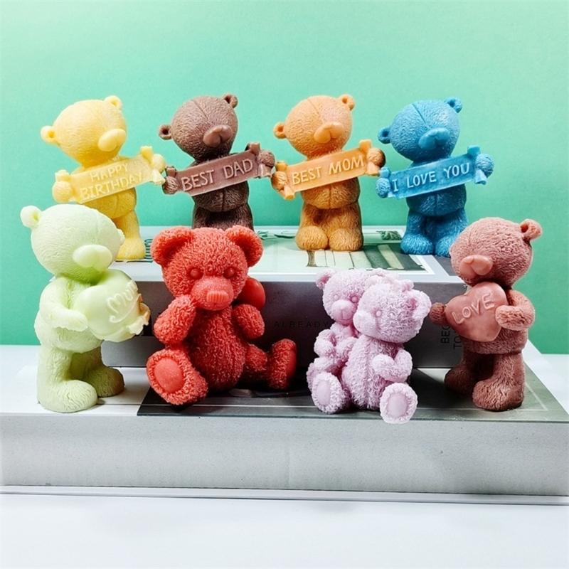 DIY Castings Moulds Cylinders Candle Mould Silicone Craft Pendants 3D Cylinders Candle Molds Candle Decorations Moulds