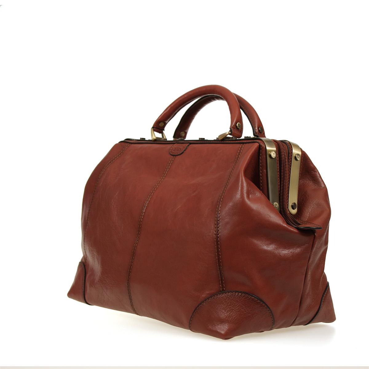 Doctor`s bag noble full-grain leather Doctor`s
