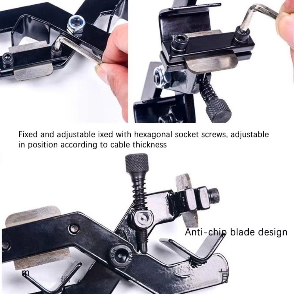 Rotary Cutting Type Wire Stripping Pliers High Voltage Cable Stripper  Semiconductor Use
