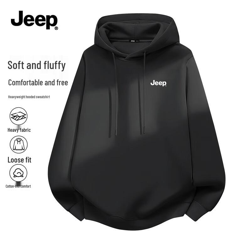 Jeep Men's Heavyweight Pullover Hoodie