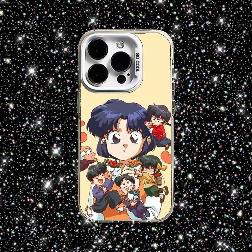 Manga Ranma 12 Phone Case For iPhone 16,15,14,13,12,11,Pro,XS,Max,Plus,Mini,SE White Candy Matte Shockproof Cover