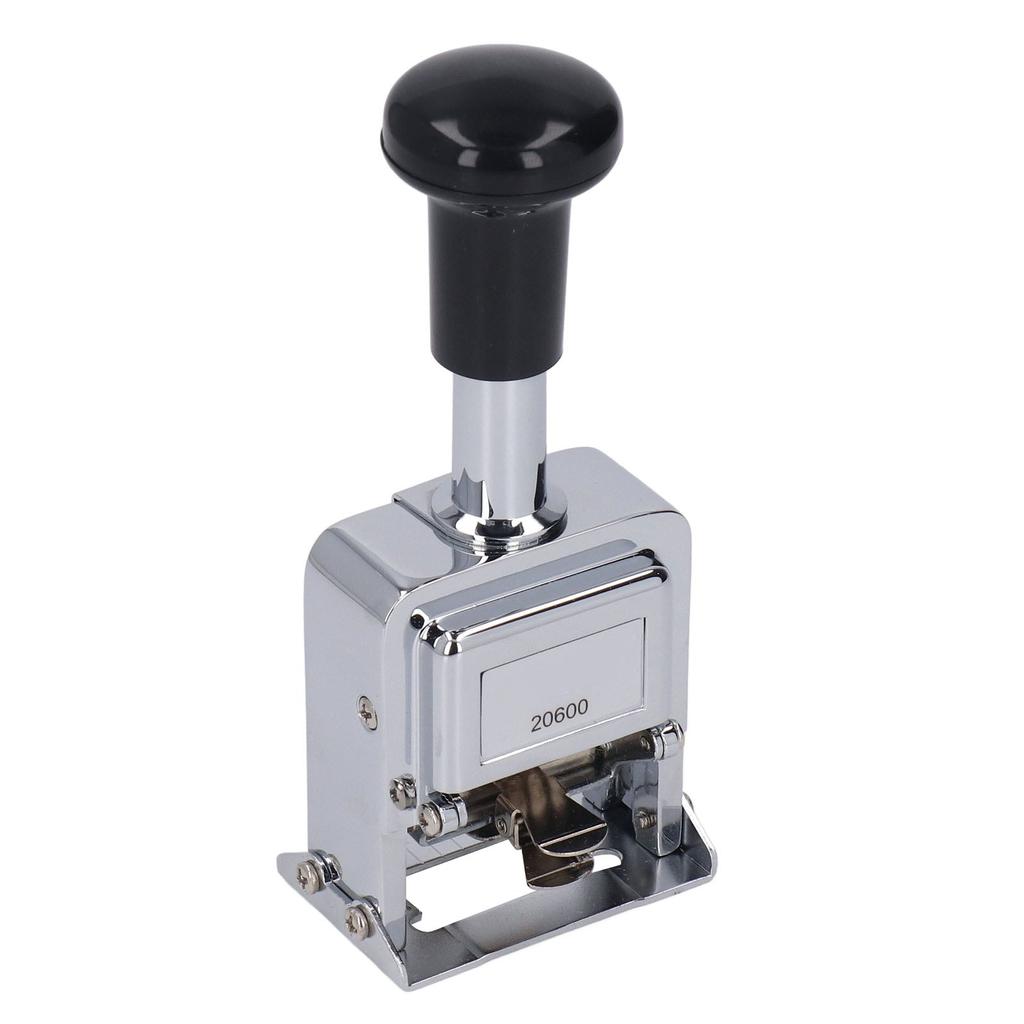 Automatické číslovací zařízení slitina zinku snadná obsluha jasné barvení samobarvicí razítko na čísla pro sériové číslo vstupenky