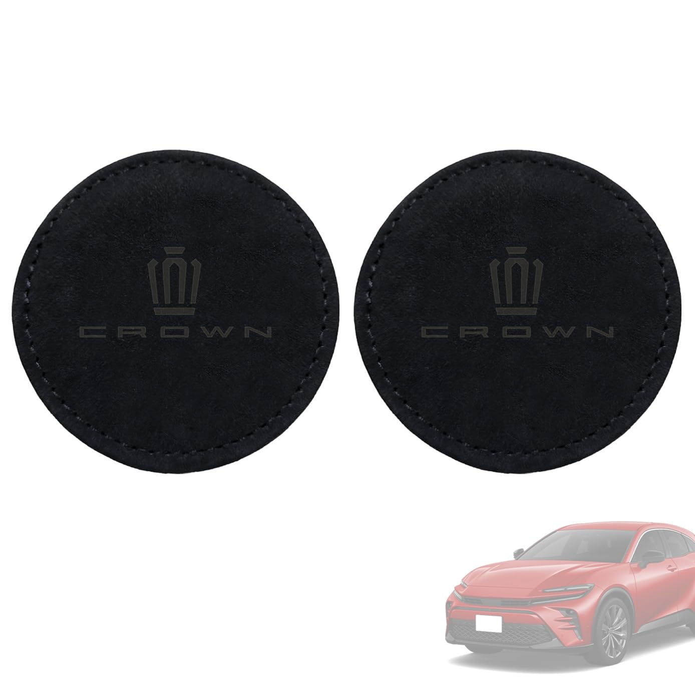 HUDIY Crown 35 Series Exclusive Car Cup Coaster 70mm Diameter crown чёрный