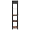 Bookshelf Smoked Oak 56 X 34 X 171 Cm Particleboard