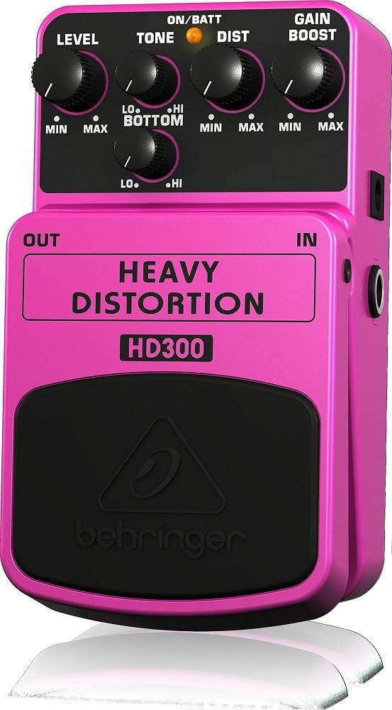 Behringer Guitar Effect Pedal Heavy Distortion HD300 HEAVY DISTORTION