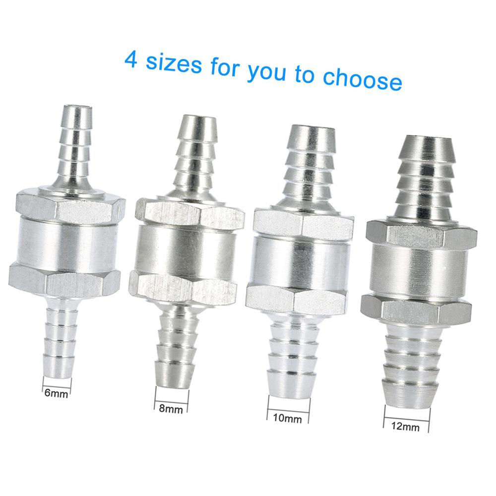 12mm Fuel One Way Valve Petrol NaDiesel Non Return Check Valve for Carburettor Low Pressure Ruel Systems
