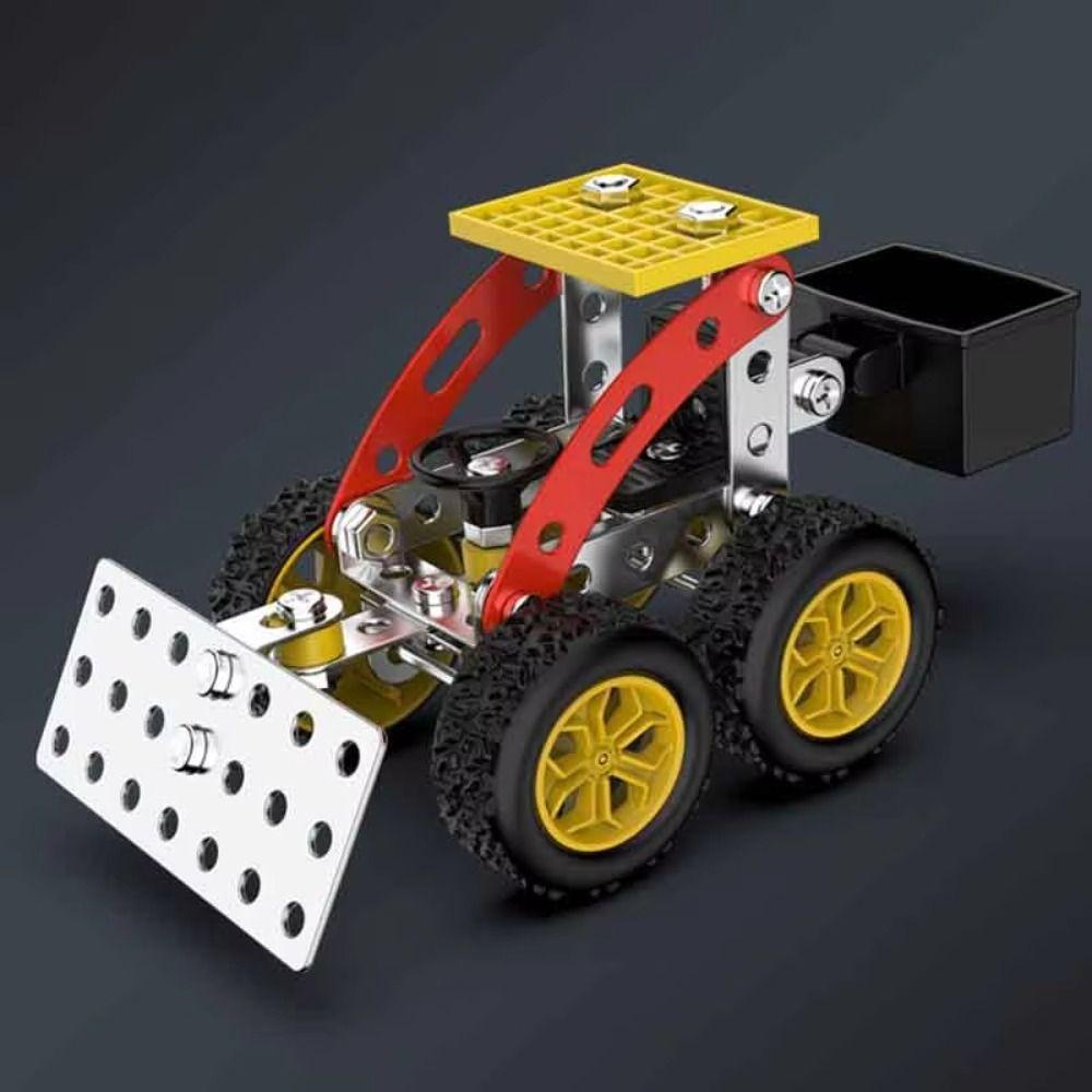 Puzzle Metal Building Block Assembly Toy Metal Assembly Car Model Toy Children's Gifts