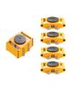 4PCS Machinery Skate Dolly, 11999.8 Kg Industrial Machinery Mover
