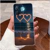 Bumper Soft Silicone TPU Clear Casing For Vivo Y55 2022 4G/T1 4G/iQOO Z6 44W Beautiful Palace Painted Shockproof Cover