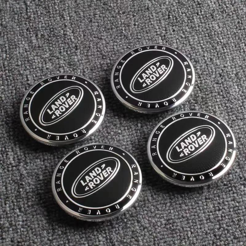 4pcs 62mm 63mm New Car Hub Center Cover Wheel Cap Logo Badge Emblem Land Rover Discovery Range Rover Evoque Auto Accessories HY6