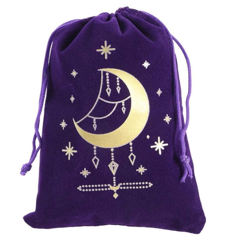 Würfel Aufbewahrungstasche Samt Tarot Kordelzugtasche Brettspiel Karten Kordelzugtasche Schmuck Runen Beutel Organizer