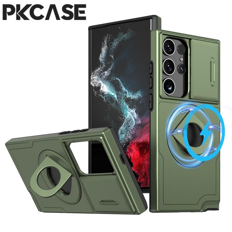 PKCASE Shockproof Case For Samsung S23 S22 S21 Plus S20 Ultra Cover For Samsung A54 A55 A35 A34 A25 A24 A15 A14 A13 A05S A05 5G