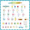 Back to School Classroom Bulletin Board Decoration Set Welcome Back to School Cutouts for First Day of School Classroom Wall Door Decorations for